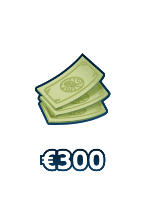 Haz un depósito de 300 €
